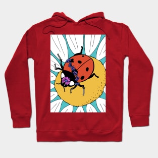 Fancy Ladybug Loves Flowers Especially This Daisy Hoodie